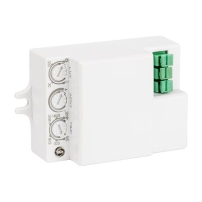 Микроволновый датчик движения белый 1200Вт 360гр, до 20м IP20 MW-706 EKF