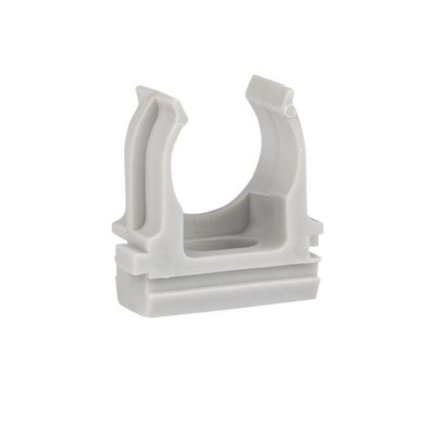 Крепеж-клипса d20 мм (10 шт) серая EKF-Plast