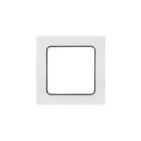 Стокгольм Рамка 1-местная белая с линией цвета черный EKF PROxima