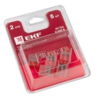 Клемма СМК 2-проводная зажимная с пастой 0,5-2,5мм2 5шт/уп EKF PROxima