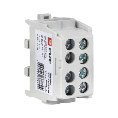 Клемма распределительная КСР с двойным винтом 2×25/2×16 серая EKF PROxima