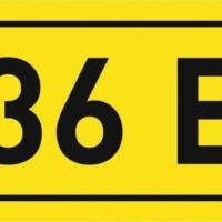 Наклейка “36В” (10х15мм,) EKF PROxima