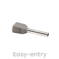 Наконечник кабельный НШви двойной 0,75-10 50шт/уп EKF