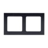 Стокгольм Рамка 2-местная металлическая черная EKF PROxima