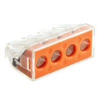 Клемма СМК 4-проводная зажимная с пастой 2,5-6,0мм2 50шт/уп EKF PROxima