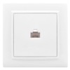 Минск Розетка RJ-45 1-местная СП белая EKF Basic
