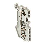 Колодка клеммная пружинная JXB-ST-2,5 28А 3 вывода серая EKF PROxima