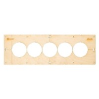 Шаблон для подрозетников c 5 отв, диам, 68 мм EKF Expert