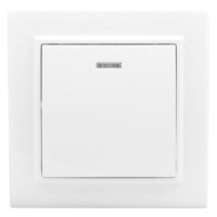 Выключатель 1кл. СП с инд. 10А белый Минск EKF Basic