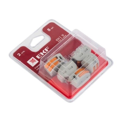 Клемма СМК зажимная с рычагом 5шт/уп