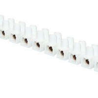 Колодка клеммная (10мм,) 10А полистирол белая (10шт,) EKF PROxima
