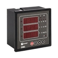 Цифровой измерительный прибор комбинированный DMC на панель 96×96 (квадратный вырез) EKF PROxima