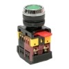 Кнопка ABLFS-22 с подсветкой зеленый NO+NC 230В EKF PROxima
