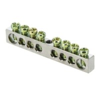 Шина PEN “ноль-земля” (6×9мм) 8 отв, цинк крепеж по центру EKF PROxima