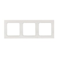 Стокгольм Рамка 3-местная белая EKF PROxima