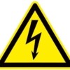 Знак пластик “Опасность поражения электрическим током” (Молния) W08 (150х150мм,) EKF PROxima