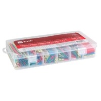 Набор ТУТ нг бокс: 5 цветов разного диаметра (4/2, 6/3, 8/4, 10/5, 12/6, 20/10) 105шт, 100мм, EKF PROxima