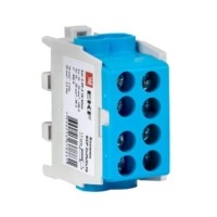 Клемма распределительная КСР с двойным винтом 2×25/2×16 синяя EKF PROxima