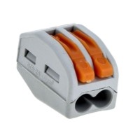 Клемма СМК 2-проводная зажимная с рычагом 0,08-2,5мм2 100шт/уп EKF PROxima