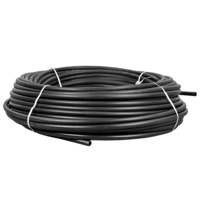 Труба гладкая ПНД для кабеля d25 мм (100 м) черная EKF-Plast