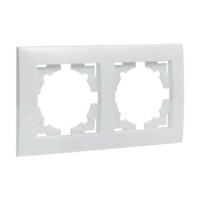 Валенсия рамка 2-местная белая EKF PROxima