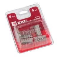 Клемма СМК 5-проводная зажимная с пастой 0,5-2,5мм2 5шт/уп EKF PROxima