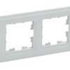 Рамка 4-м BRITE РУ-4-2-БрБ стекло бел. IEK BR-M42-G-K01