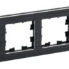 Рамка 4-м BRITE РУ-4-1-БрЧ металл черн. IEK BR-M42-M-K02
