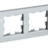 Рамка 4-м BRITE РУ-4-1-БрА металл алюм. IEK BR-M42-M-K47