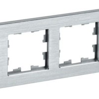 Рамка 4-м BRITE РУ-4-1-БрА металл алюм. IEK BR-M42-M-K47