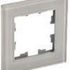 Рамка 1-м BRITE РУ-1-2-БрД стекло дым. IEK BR-M12-G-K30