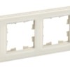 Рамка 4-м BRITE РУ-4-2-БрВа стекло ванильн. IEK BR-M42-G-K10