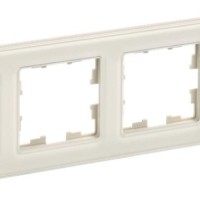 Рамка 4-м BRITE РУ-4-2-БрВа стекло ванильн. IEK BR-M42-G-K10