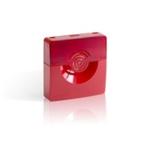 Оповещатель охранно-пожарный комбинированный свето-звуковой ОПОП 124-7 24В (10/30мА 9-27В 100дБ корпус красн.) Рубеж Rbz-226684