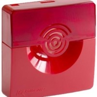 Оповещатель охранно-пожарный комбинированный свето-звуковой ОПОП 124-7 12В корпус красн. Рубеж Rbz-226685