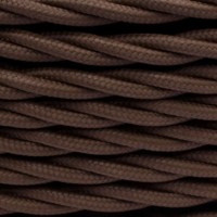 Провод ретро 3х1.5 матов. корич. (уп.150м) Bironi B1-434-72-150