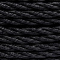 Провод ретро 3х2.5 матов. черн. (уп.20м) Bironi B1-435-73-20