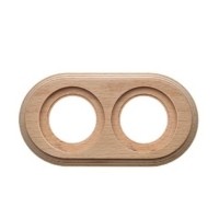 Рамка 2-м ретро дерево натурэль Bironi BF1-620-10