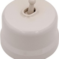 Выключатель 1-кл. (тумблерный) пластик песочн. зол. Bironi B1-230-24