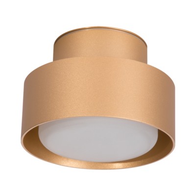 Светильник потолочный Feron HL367 Barrel AURA 12Вт 230В GX53 золото IP44