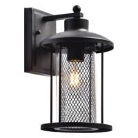 Светильник садово-парковый Feron PL721 на стену вниз 60Вт E27 230В черный