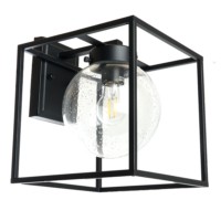 Светильник садово-парковый Feron PL711 на стену вниз 60Вт E27 230В черный