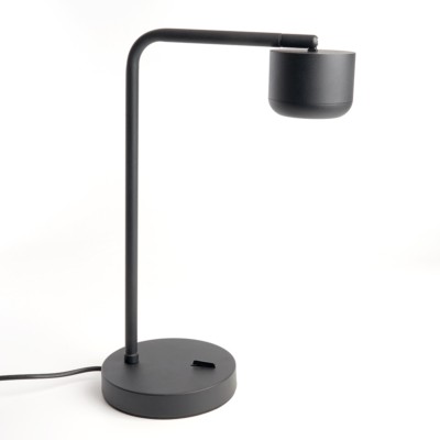 Светильник под лампу настольный Feron DE365 ECHO 12Вт 230В GX53 черный с антибликовой сеточкой