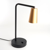 Светильник под лампу Feron DE185 BELL MR16 35W 230V GU10 золото и чёрный