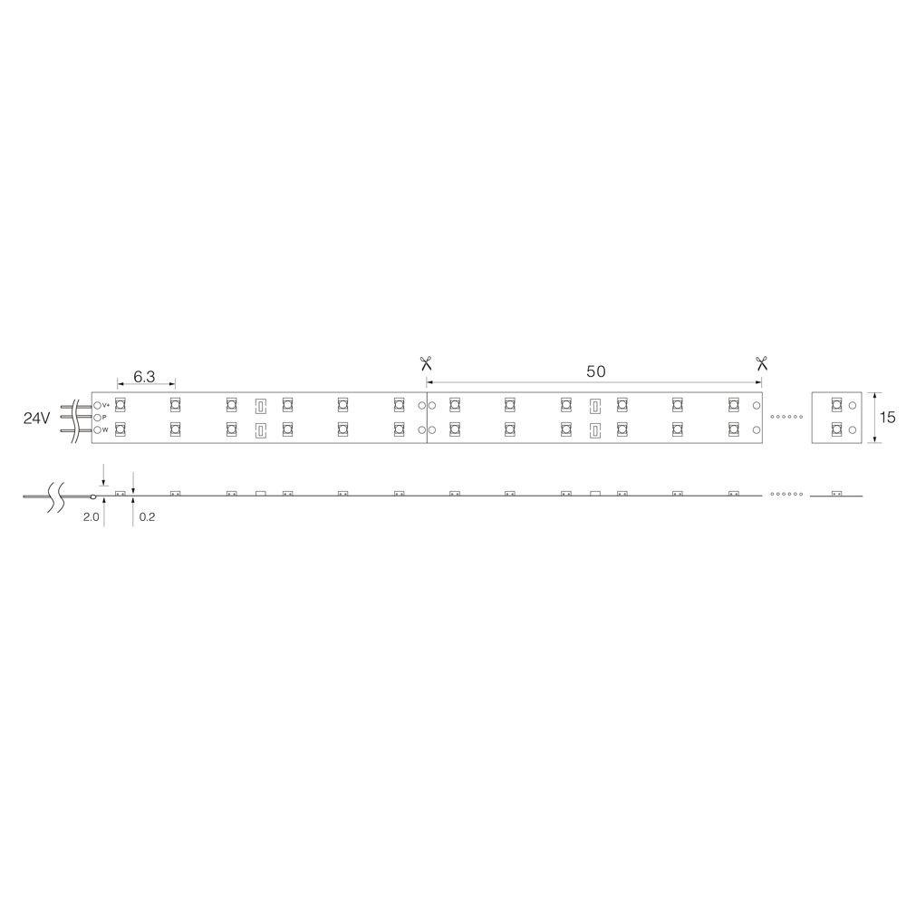 Лента светодиодная Feron LS615 240SMD(2835)/м 19.2Вт/м 5м IP65 12V 6500К — изображение 3