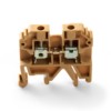 Зажим наборный изолированный (винтовой) ЗНИ 2,5 (JXB2.5) желтый,зеленый Stekker