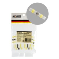 Гильза кабельная ГСИ термоусаживаемая с припоем 4-6мм 48A прозрачный/желтый 10 шт/уп