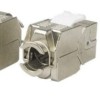 Вставка Keystone Jack RJ-45(8P8C) кат. 5e экранир. 180град. Toolless KJ8-8P8C-C5e-180-TLS-SH-F-WH бел. Hyperline 426191