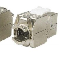 Вставка Keystone Jack RJ-45(8P8C) кат. 5e экранир. 180град. Toolless KJ8-8P8C-C5e-180-TLS-SH-F-WH бел. Hyperline 426191