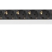 Блок розеток 9-м 10А SHT19-9SH-2.5IEC IEC 320 C14 горизонт. шнур 2.5м Hyperline 29231